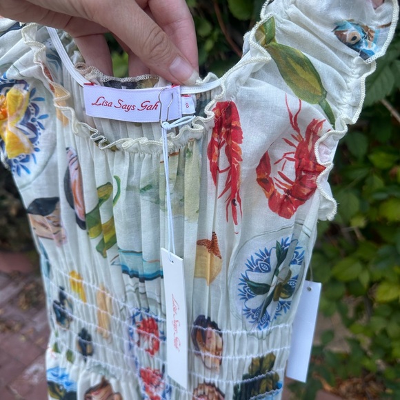 Lisa Says Gah Annie Dress in Tapas print - Picture 2 of 7